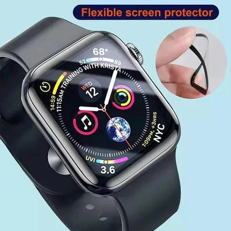 Flexible Clear Tempered Glass for Apple Watch 45mm