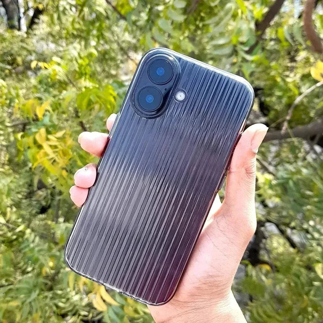 Fluted Texture Magsafe Clear Case for iPhone 16 Pro Max