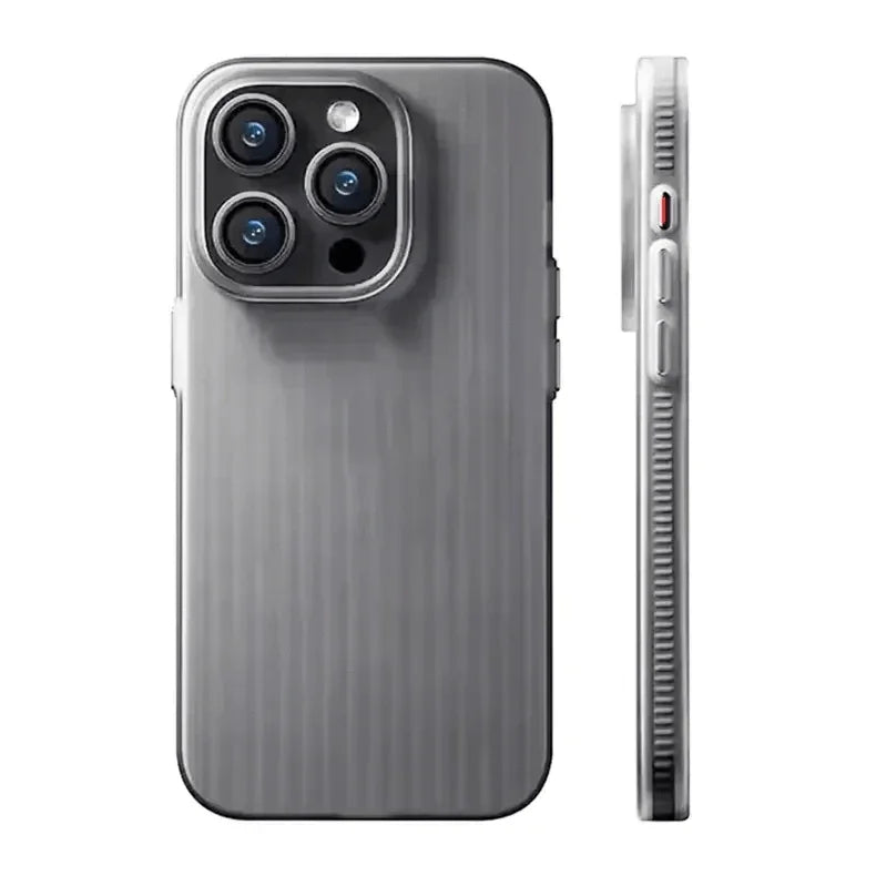 Fluted Texture Magsafe Matte Case for iPhone 14