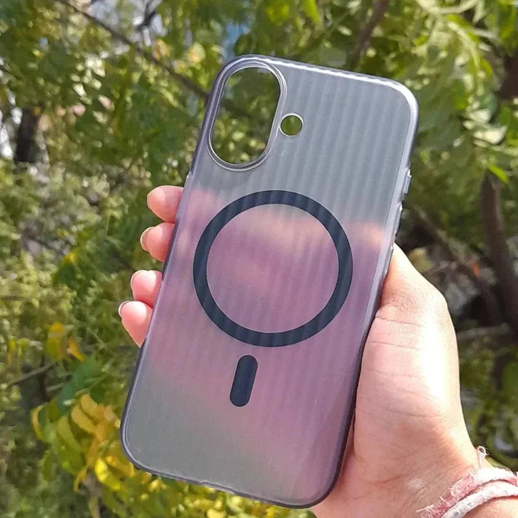 Fluted Texture Magsafe Matte Case for iPhone 16 Plus