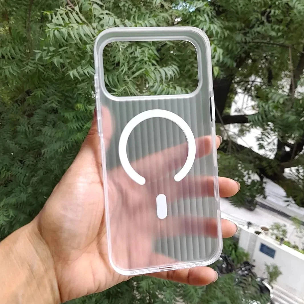 Fluted Texture Magsafe Matte Case for iPhone 17