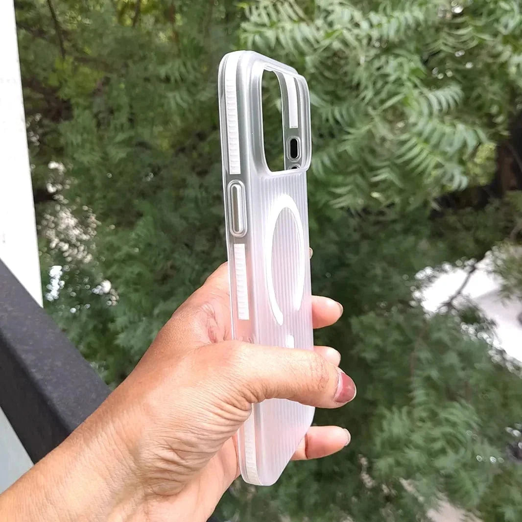 Fluted Texture Magsafe Matte Case for iPhone 17