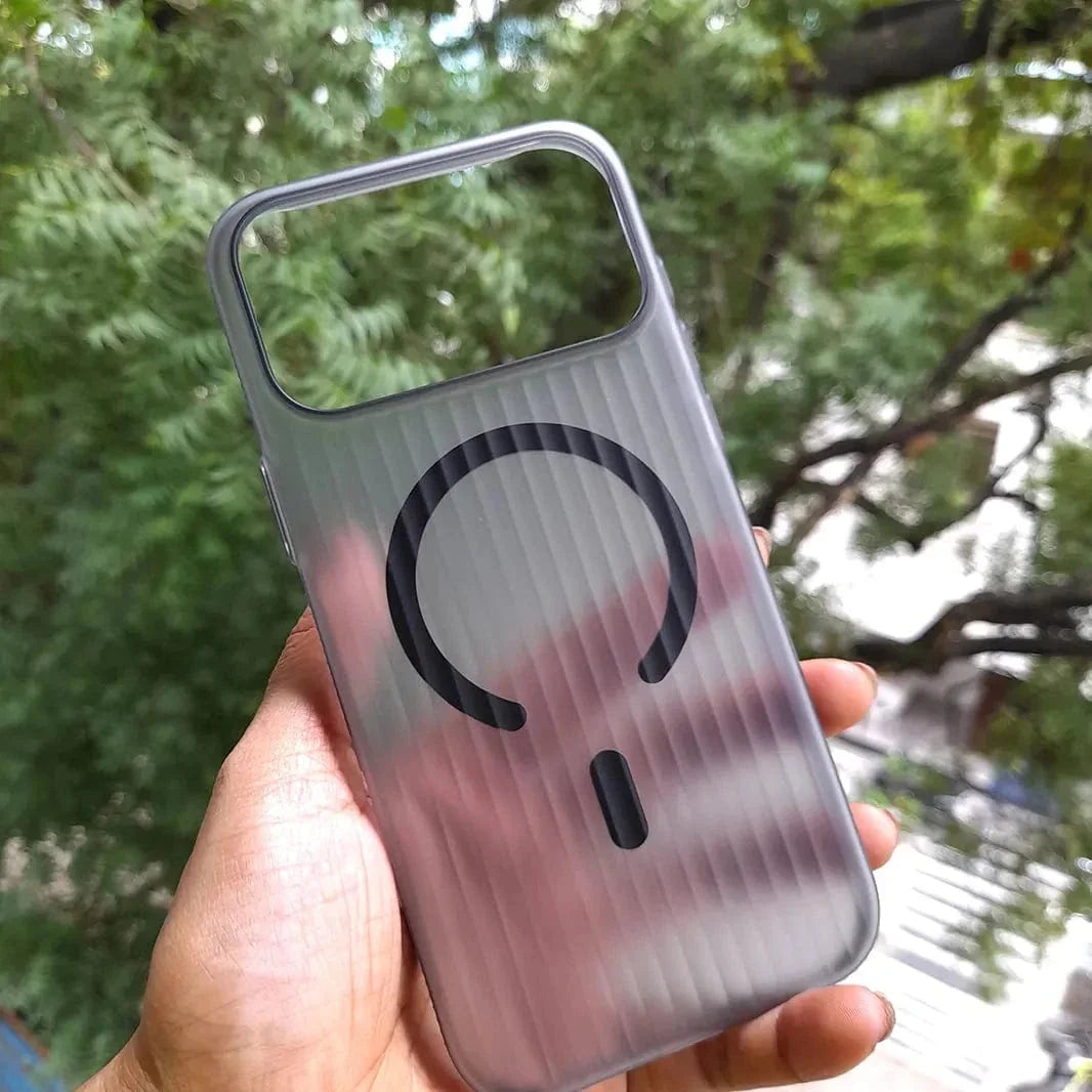 Fluted Texture Magsafe Matte Case for iPhone 17