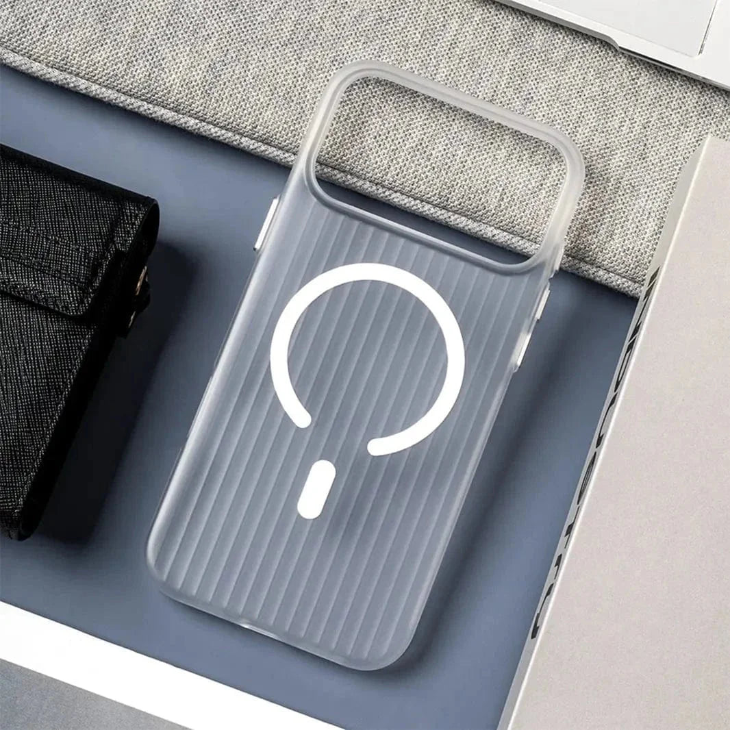 Fluted Texture Magsafe Matte Case for iPhone 17 Pro