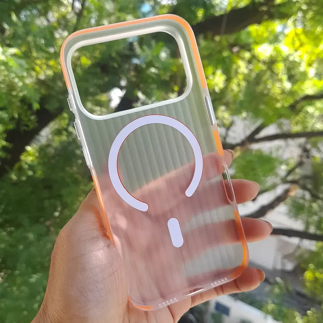 Fluted Texture Magsafe Matte Case for iPhone 17 Pro Max