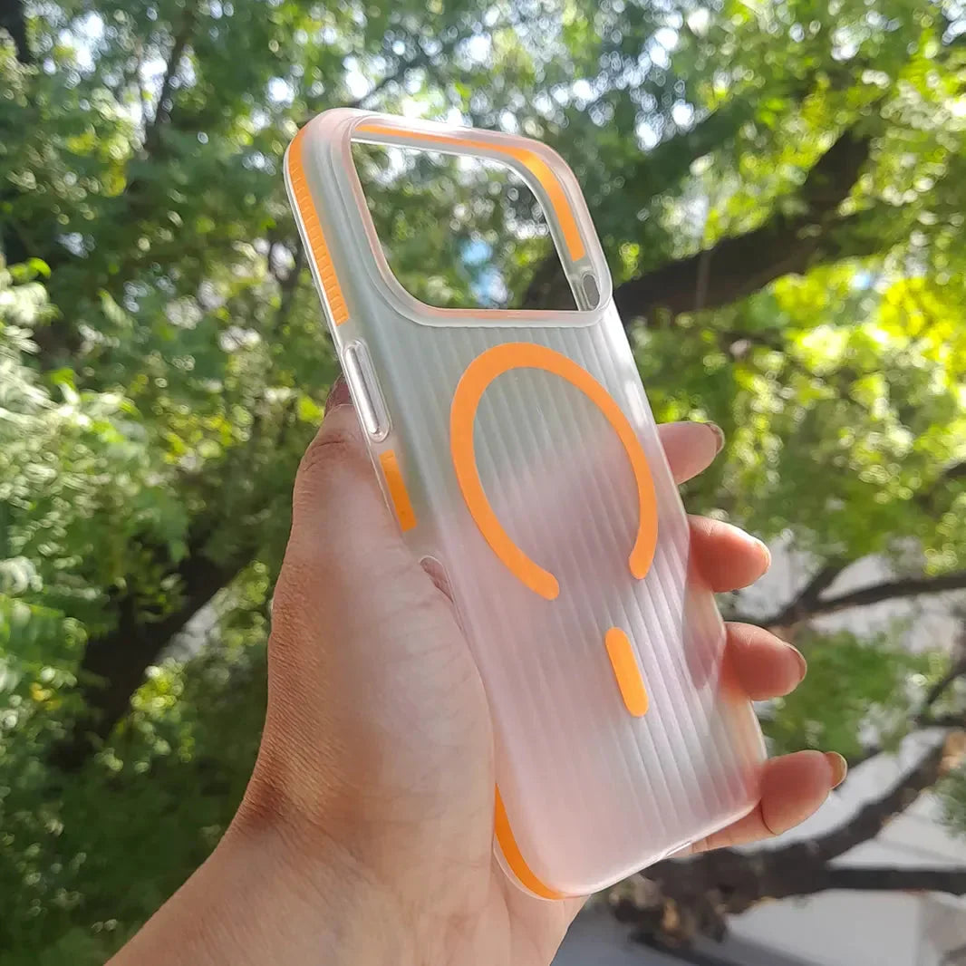 Fluted Texture Magsafe Matte Case for iPhone 17 Pro Max