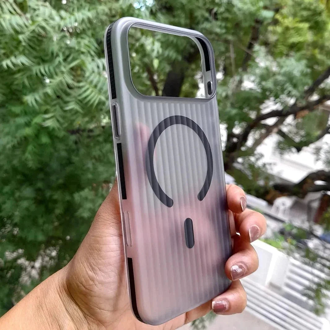 Fluted Texture Magsafe Matte Case for iPhone 17 Pro