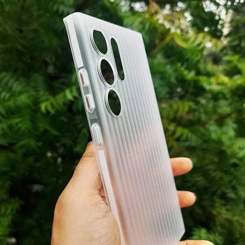 Fluted Texture MagSafe Matte Case for Samsung S23 Ultra