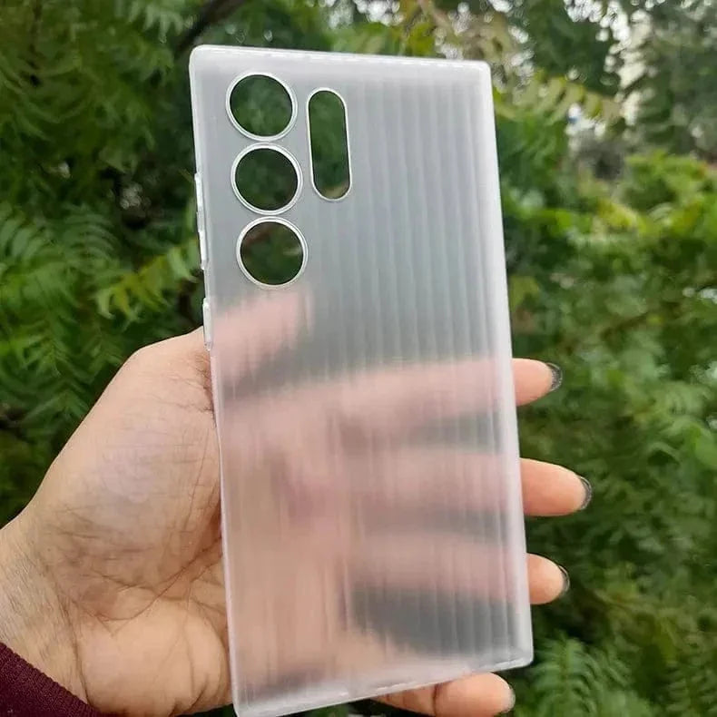 Fluted Texture MagSafe Matte Case for Samsung S23 Ultra