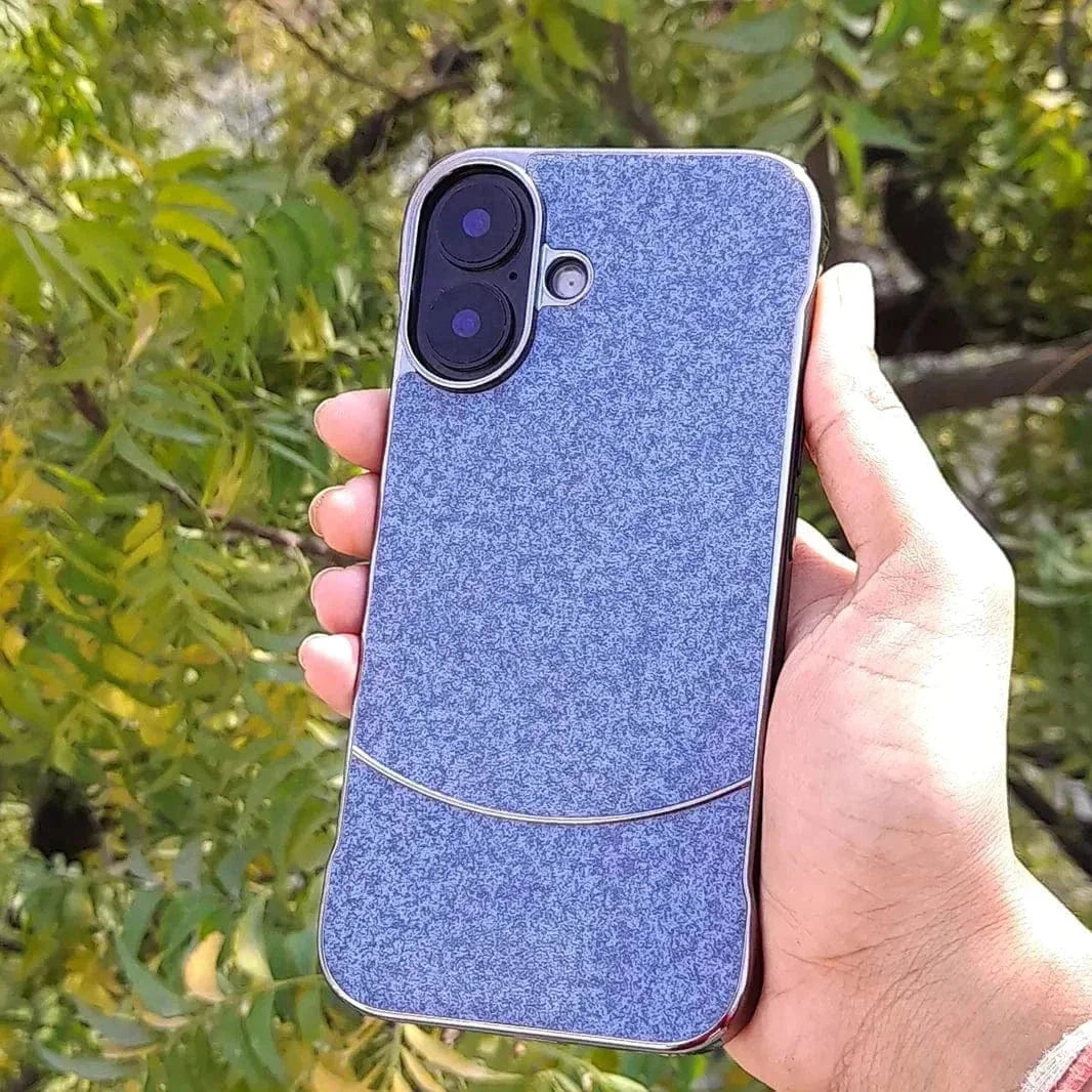 Frameless Shiny Hard Fabric Case for iPhone 16