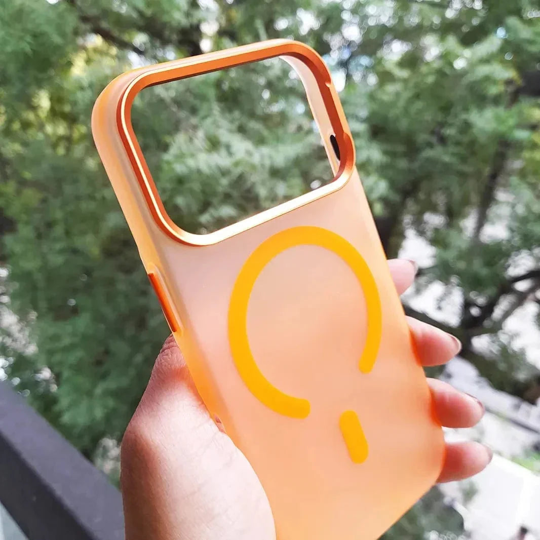 Frosted Matte Ultra-Thin Slim Metal Key Magsafe Case for iPhone 17 Pro Max