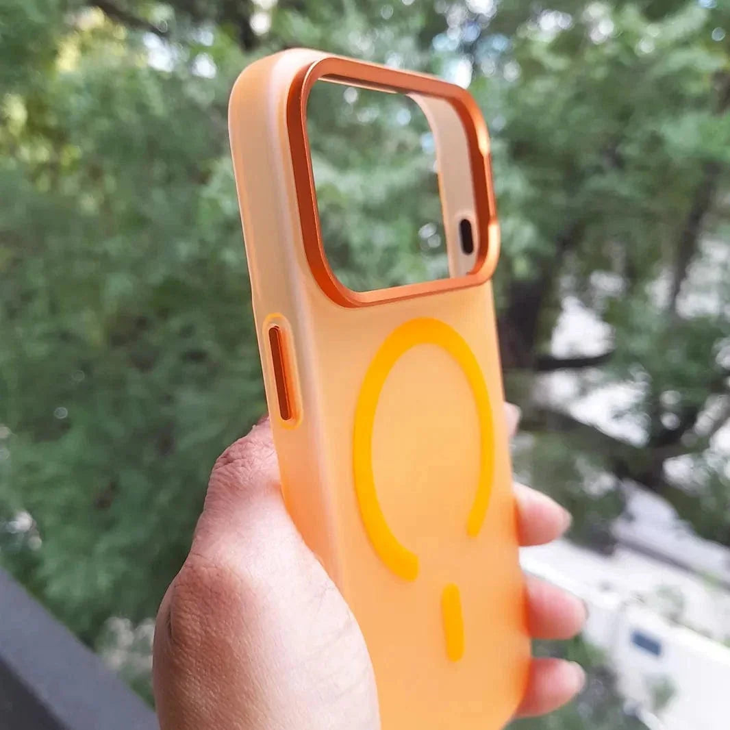 Frosted Matte Ultra-Thin Slim Metal Key Magsafe Case for iPhone 17 Pro Max