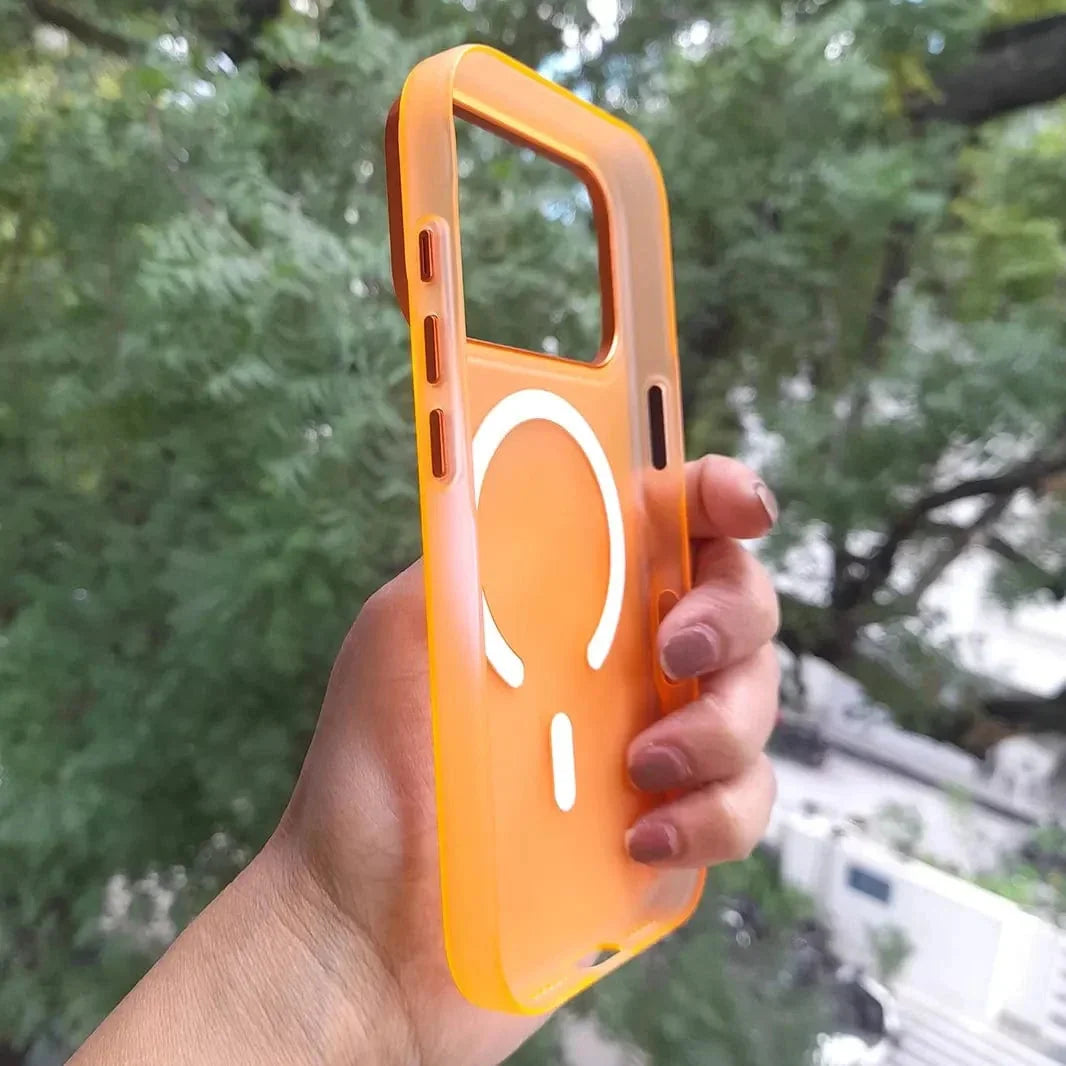 Frosted Matte Ultra-Thin Slim Metal Key Magsafe Case for iPhone 17 Pro