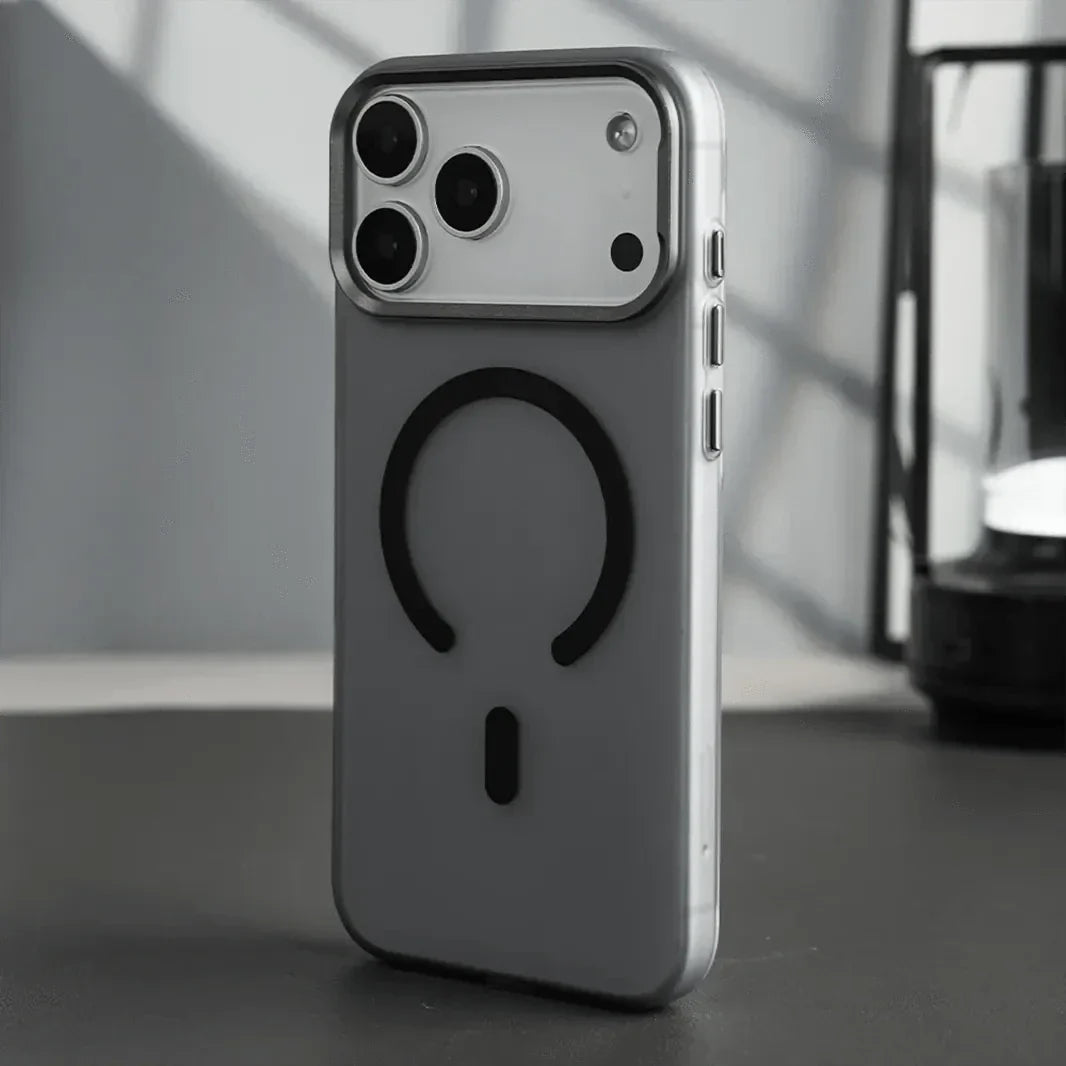Frosted Matte Ultra-Thin Slim Metal Key Magsafe Case for iPhone 17 Pro Max