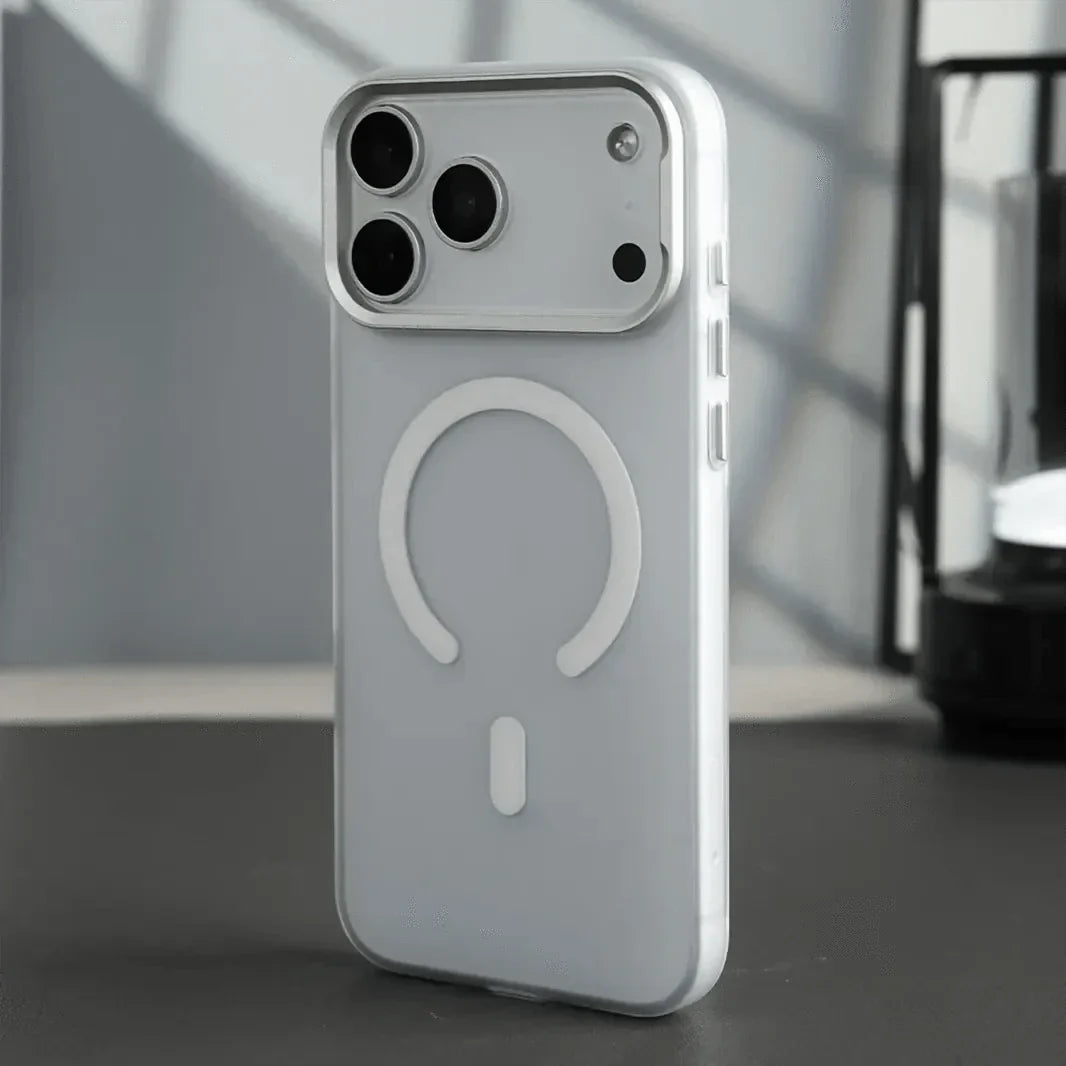 Frosted Matte Ultra-Thin Slim Metal Key Magsafe Case for iPhone 17 Pro Max