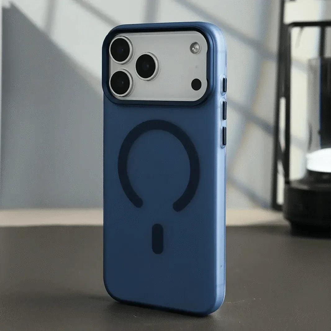 Frosted Matte Ultra-Thin Slim Metal Key Magsafe Case for iPhone 17 Pro Max