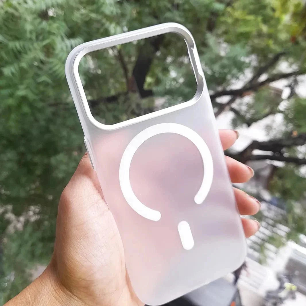 Frosted Matte Ultra-Thin Slim Metal Key Magsafe Case for iPhone 17 Pro Max