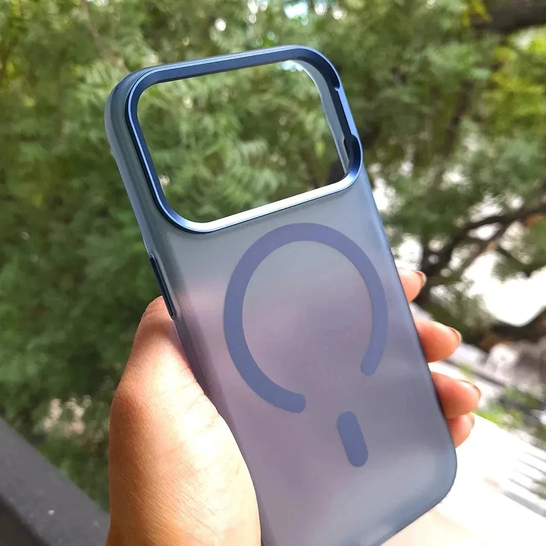 Frosted Matte Ultra-Thin Slim Metal Key Magsafe Case for iPhone 17 Pro Max