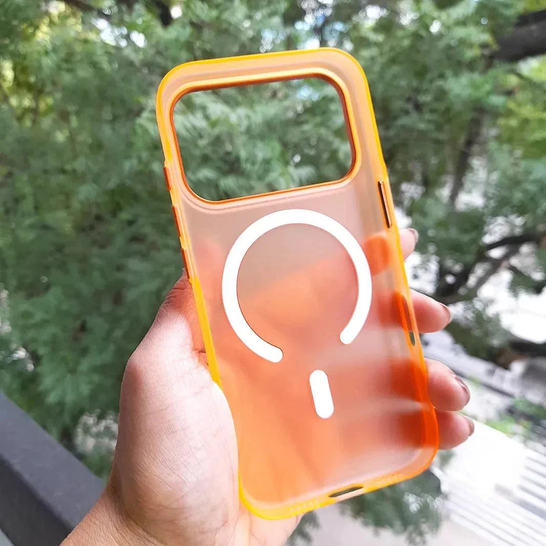 Frosted Matte Ultra-Thin Slim Metal Key Magsafe Case for iPhone 17 Pro