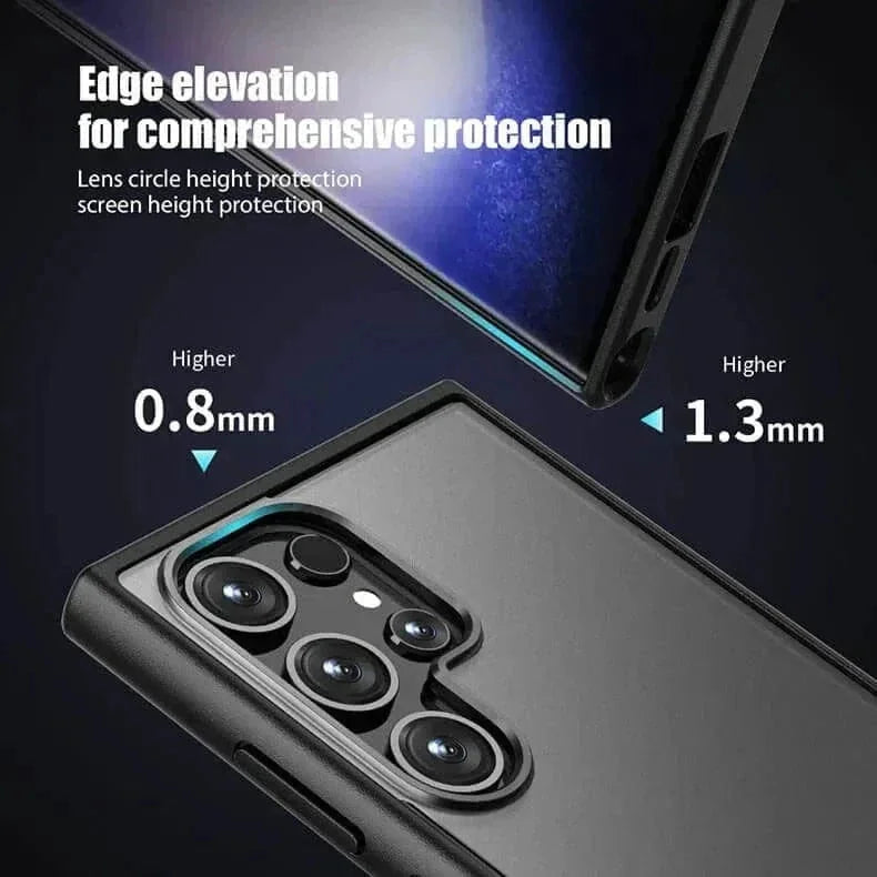 Frosted Semi Transparent Case for Samsung S25