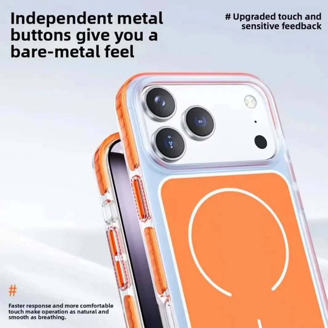 Frosted Skin Feel Magnetic MagSafe Hard Case for iPhone 17 Pro Max