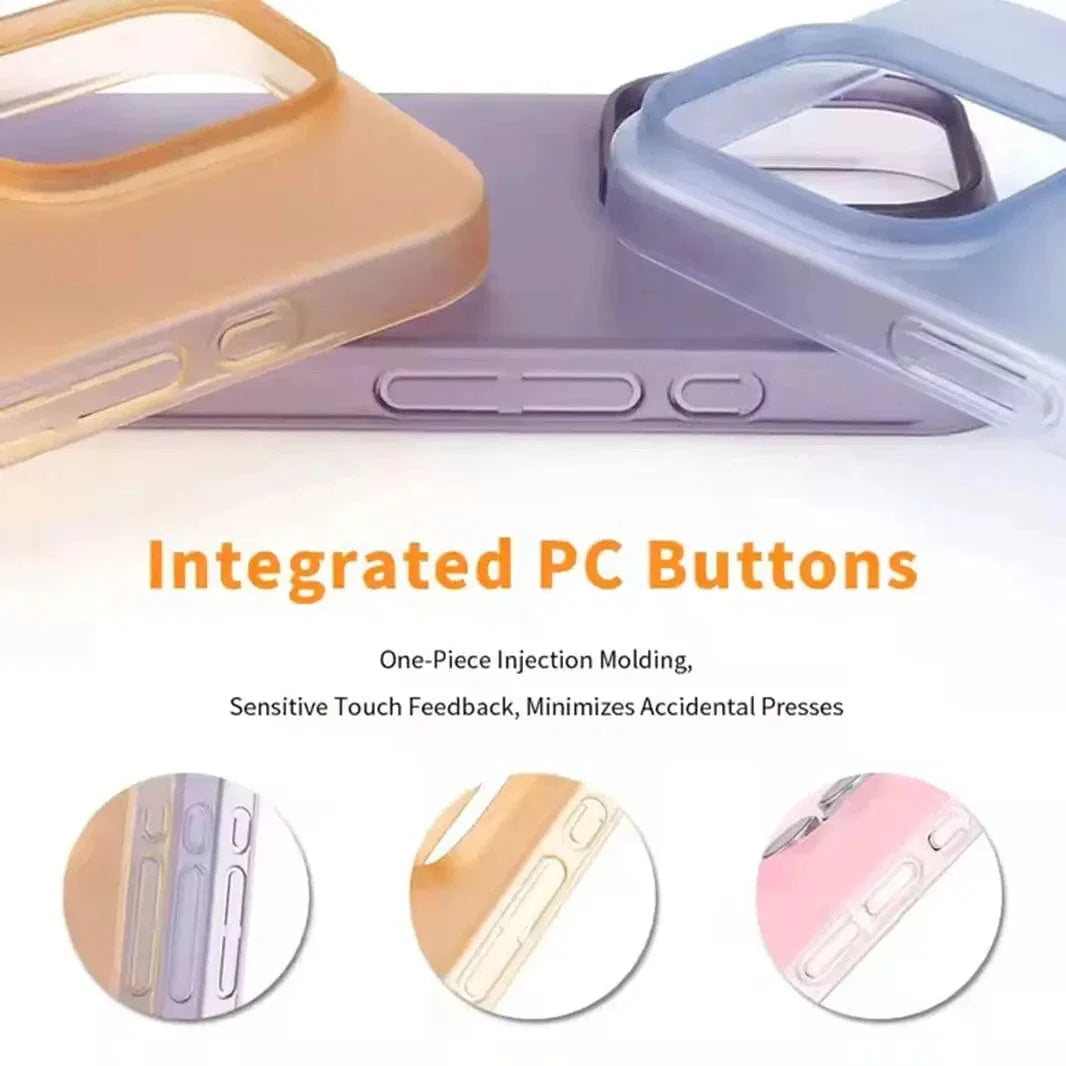 Frosted Slim Matte Paper Case for iPhone 16 Pro