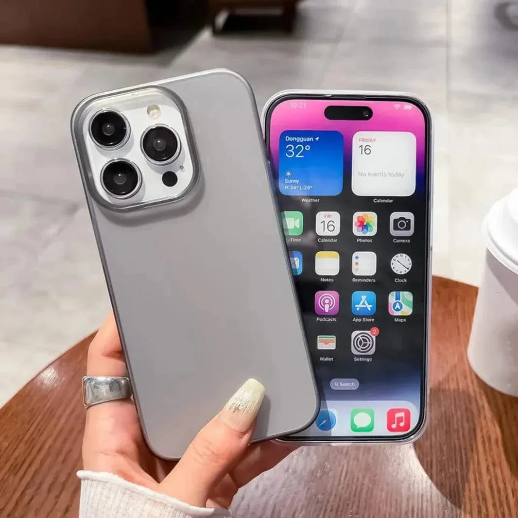 Frosted Slim Matte Paper Case for iPhone 13