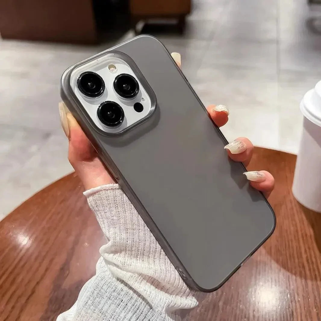 Frosted Slim Matte Paper Case for iPhone 15 Pro