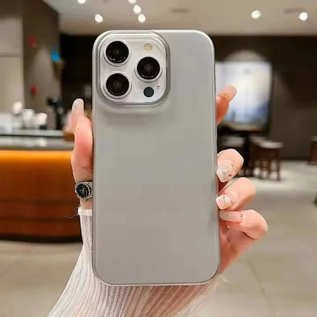 Frosted Slim Matte Paper Case for iPhone 16 Pro