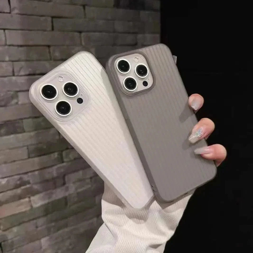 Frosted Ultra-Thin Slim Matte Fluted Case for iPhone 14