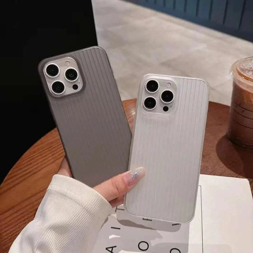 Frosted Ultra-Thin Slim Matte Fluted Case for iPhone 16 Pro