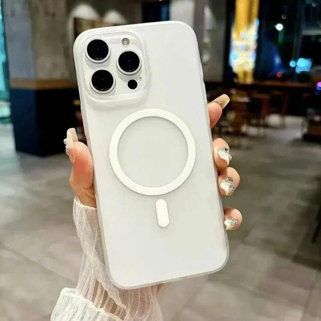 Frosted Ultra-Thin Slim Matte Magsafe Hard Case for iPhone 15