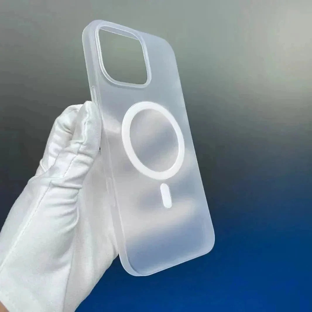 Frosted Ultra-Thin Slim Matte Magsafe Hard Case for iPhone 15 Pro