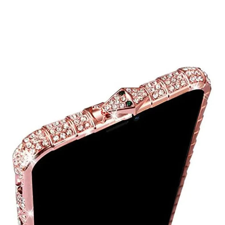 Gem Diamond Glitter aluminum bumper frame for Apple iPhone