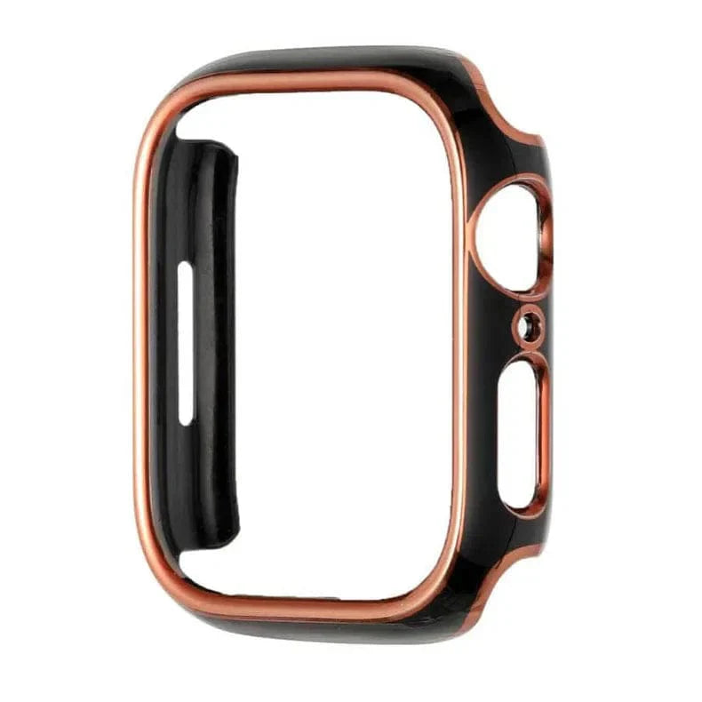 Glossy Chrome Hard PC Slim 360 Degree Body Bumper Case for Apple Watch