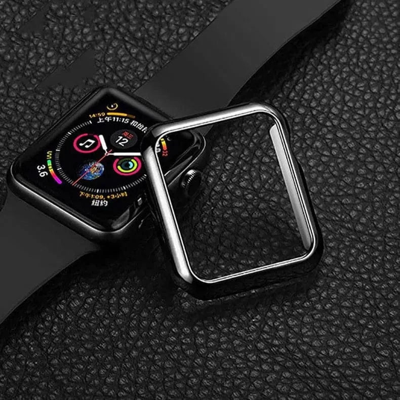 Glossy Hard 360 Degree Body Bumper for Apple Watch 45mm