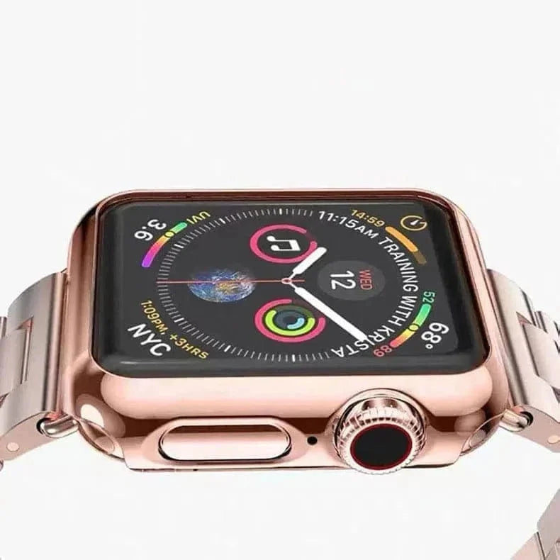 Glossy Hard 360 Degree Body Bumper for Apple Watch 45mm