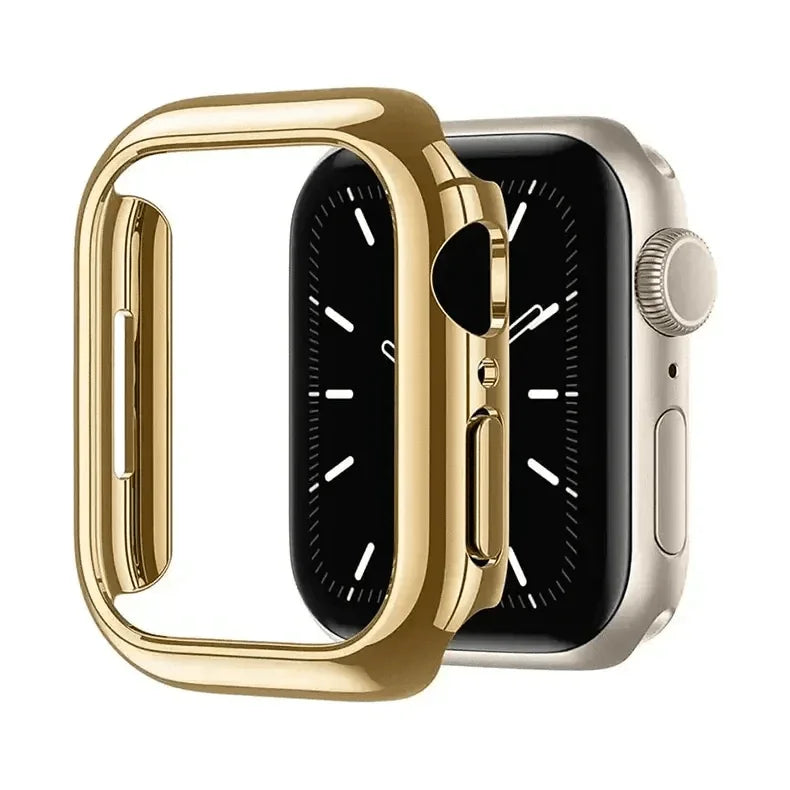 Glossy Hard 360 Degree Body Bumper for Apple Watch 45mm