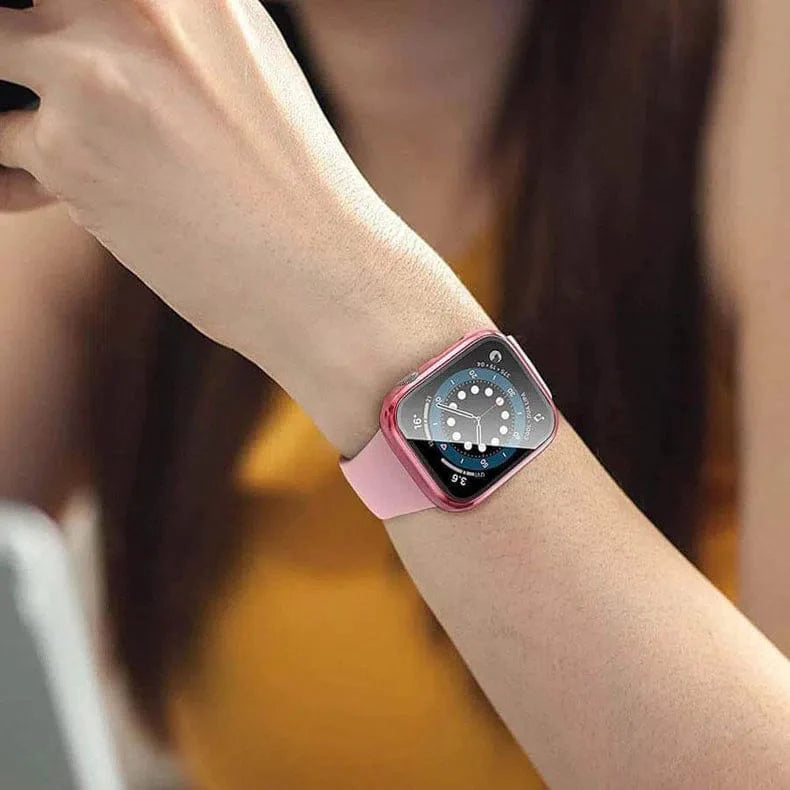 Glossy Hard PC 360 Degree Body Bumper for Apple Watch