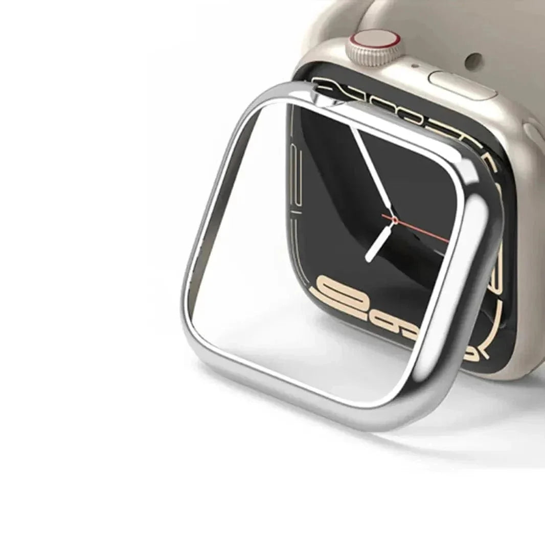 Glossy Metal Aluminium Alloy Bumper for Apple Watch 40mm