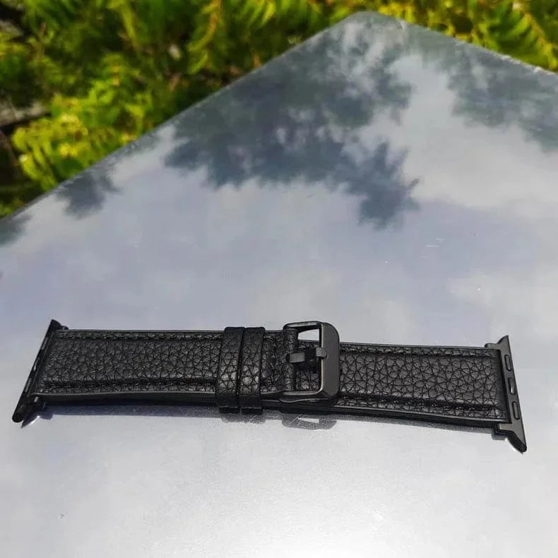 Grainy Leather Texture Silicone Band for Apple Watch 38 | 40 | 41 | 42mm S10