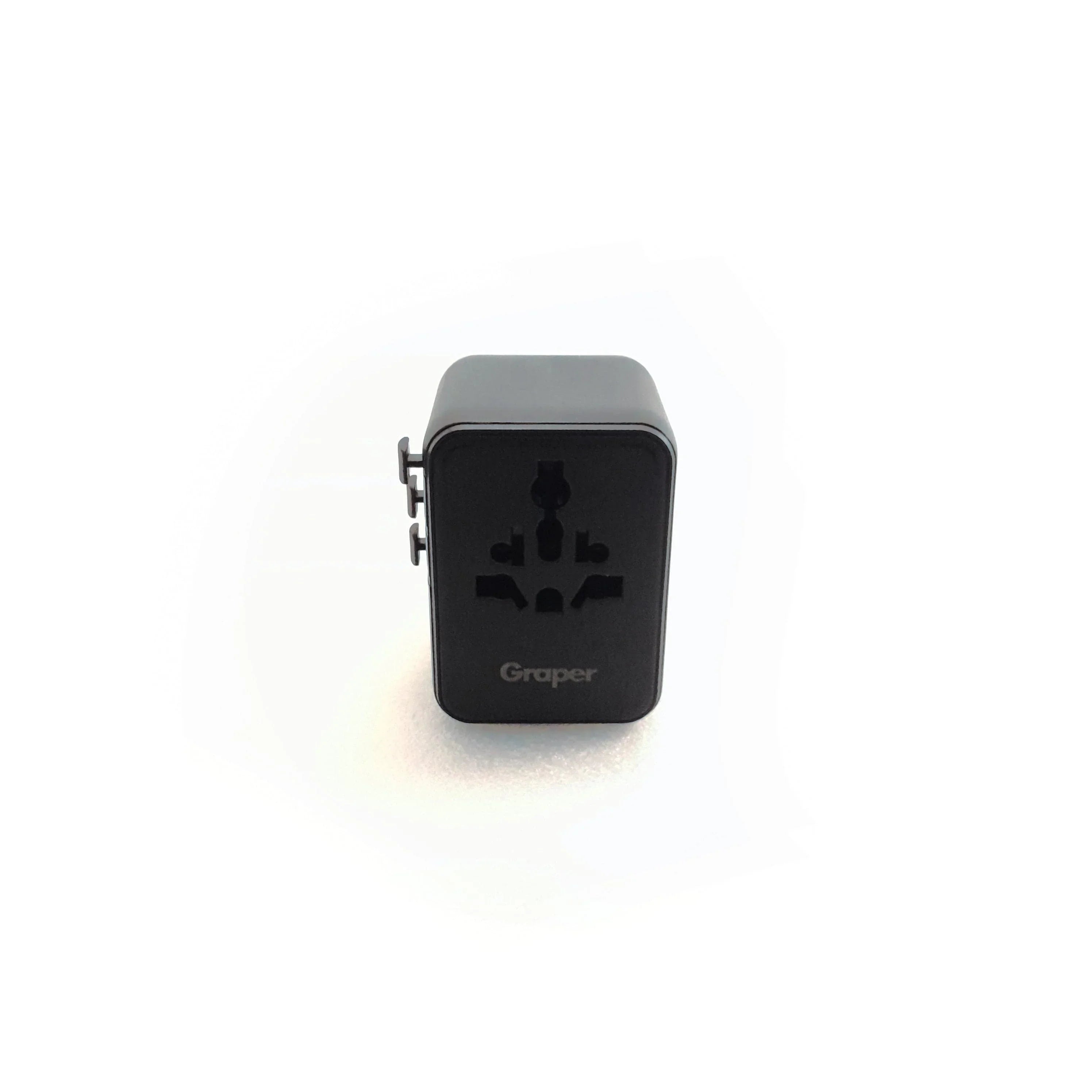 Graper 45W GaN 5 Port + 2 AC Travel Adapter GRCH002