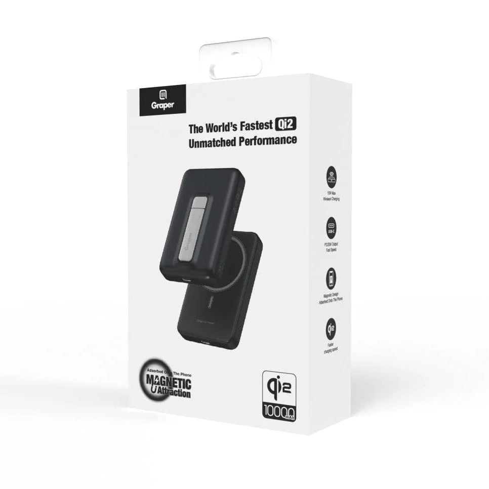 Graper PW136D 10000mAh Magnetic Power Bank – A to Z Prime