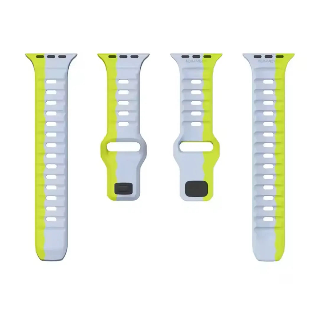 Waterproof Dual Color Sport Strap for Apple Watch 42 | 44 | 45 | Ultra 49 | 46mm S10 Straps & Bands