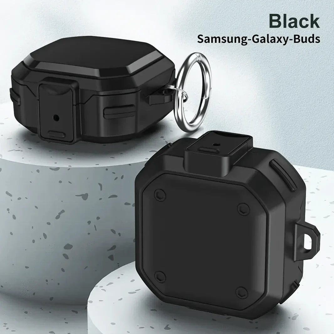Hard PC TPU Keychain Case for Samsung Galaxy Buds