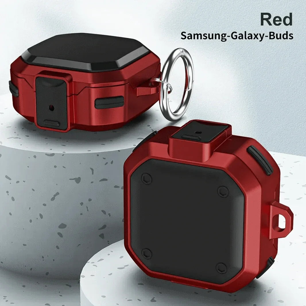 Hard PC TPU Keychain Case for Samsung Galaxy Buds