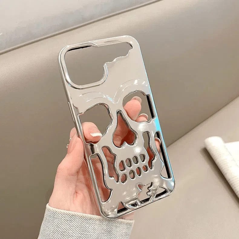 Hollow Skull Design Soft Case for iPhone Back Cases