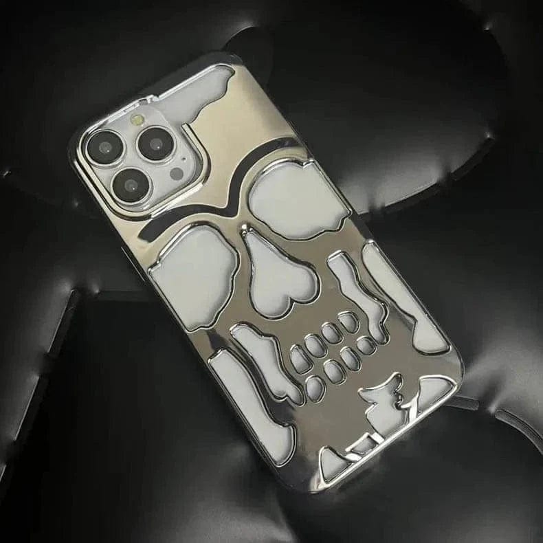 Hollow Skull Design Soft Case for iPhone Back Cases