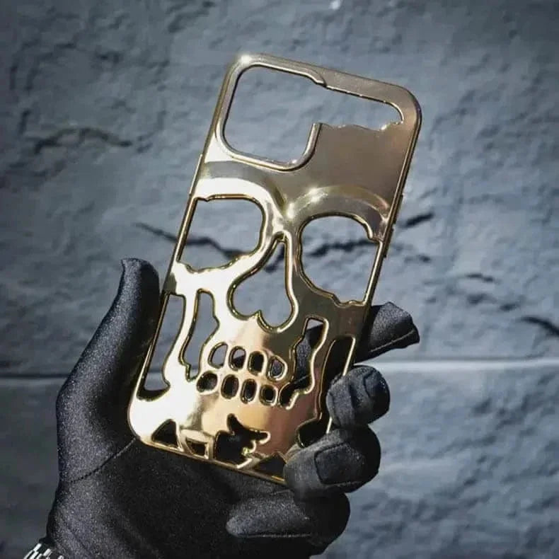 Hollow Skull Soft Case for iPhone 14