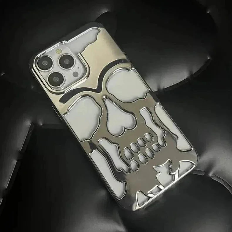 Hollow Skull Soft Case for iPhone 14 Pro Max